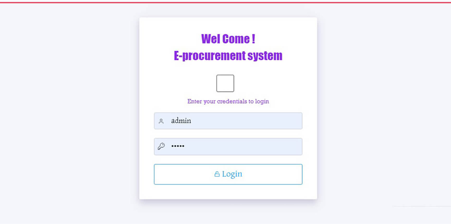 E-procurement System